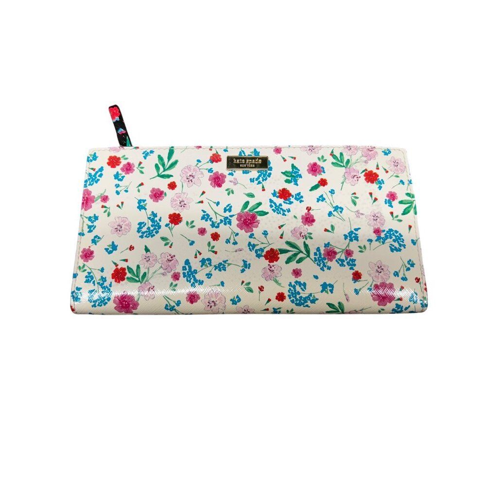 Kate Spade Gardner Street Greenhouse Floral Shawn Wallet Clutch Organizer